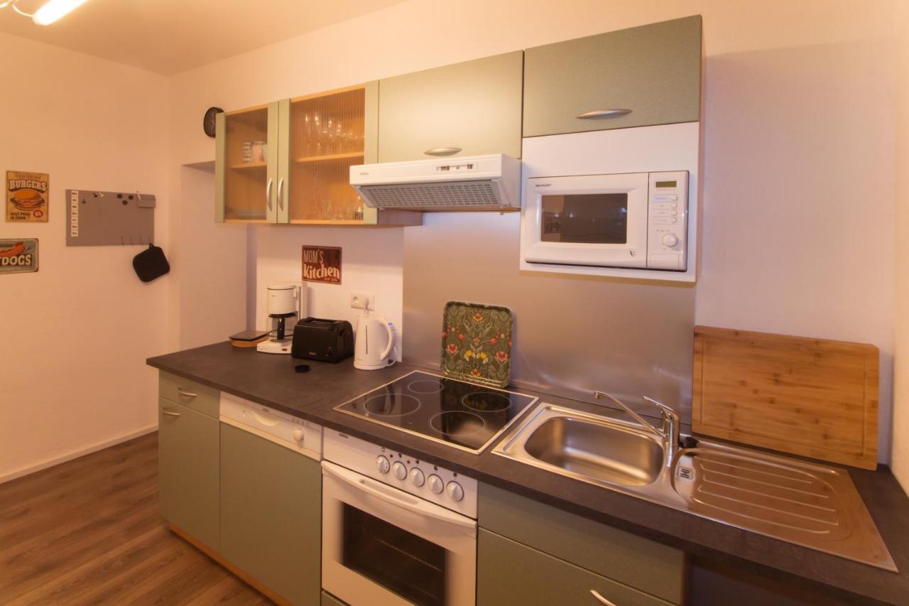 Ferienwohnung Vier Findlinge Thale Exterior foto