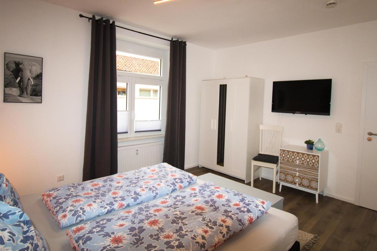 Ferienwohnung Vier Findlinge Thale Exterior foto